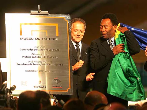 Inauguração do Museu do Futebol